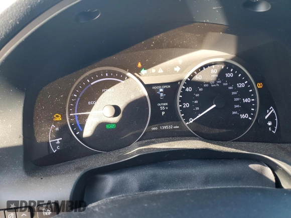 2013 Lexus ES 300h with VIN JTHBW1GG7D2021551, listed as a Copart auction lot 88787585 with 139,532 mi miles and Salvage Title. Bid and sale history available at DreamBid. Image 9.
