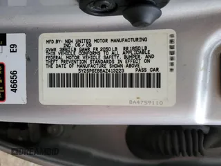 2010 Pontiac Vibe w/1SA with VIN 5Y2SP6E88AZ413223, listed as a Copart auction lot 80743824 with 179,688 mi miles and Salvage Title. Bid and sale history available at carsss.com. Image 12.