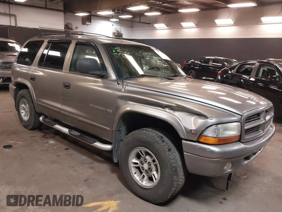 2000 Dodge Durango with VIN 1B4HS28N0YF279416, listed as a IAAI auction lot 41767387 with 157,649 mi miles and . Bid and sale history available at DreamBid. Image 1.