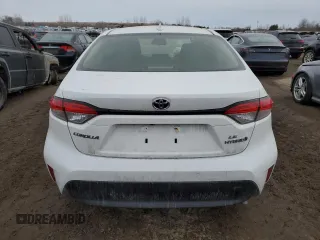 2023 Toyota Corolla Hybrid LE with VIN JTDBDMHE5P3006888, listed as a Copart auction lot 47601245 with 0 mi miles and Salvage Title. Bid and sale history available at carsss.com. Image 6.