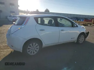 2014 Nissan LEAF SL with VIN 1N4AZ0CP4EC337012, listed as a Copart auction lot 76719874 with 88,390 mi miles and Salvage Title. Bid and sale history available at carsss.com. Image 3.