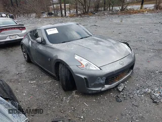 2013 Nissan 370Z with VIN JN1AZ4EH1DM383190, listed as a IAAI auction lot 41063418 with 1 mi miles. Bid and sale history available at carsss.com. Image 1.