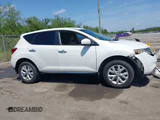 2014 Nissan Murano SV with VIN JN8AZ1MU3EW408031, listed as a IAAI auction lot 42060701 with 160,485 mi miles and . Bid and sale history available at carsss.com. Image 13.