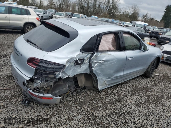 2017 Porsche Macan GTS with VIN WP1AG2A59HLB50414, listed as a Copart auction lot 46910995 with Not Provided miles and Salvage Title. Bid and sale history available at carsss.com. Image 3.