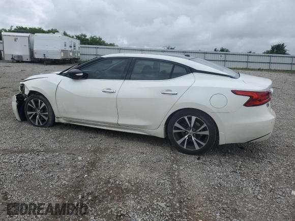 2016 Nissan Maxima Platinum with VIN 1N4AA6AP8GC406798, listed as a Copart auction lot 60143595 with 134,704 mi miles and Salvage title. Bid and sale history available at DreamBid. Image 2.