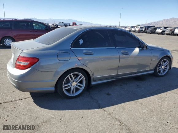 2012 Mercedes-Benz C-Class C 250 Sport with VIN WDDGF4HB7CA604966, listed as a Copart auction lot 44846815 with 176,823 mi miles and Salvage Title. Bid and sale history available at carsss.com. Image 3.