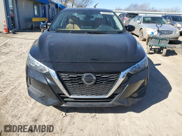 2021 Nissan Sentra SV with VIN 3N1AB8CV1MY250415, listed as a Copart auction lot 46600085 with 38,247 mi miles and Salvage Title. Bid and sale history available at carsss.com. Image 5.