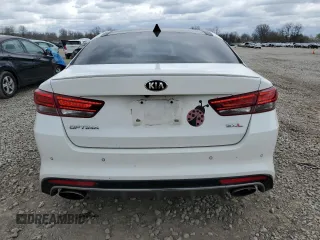 2016 Kia Optima SXL Turbo with VIN 5XXGV4L20GG037840, listed as a Copart auction lot 52806045 with 117,414 mi miles and Salvage title. Bid and sale history available at DreamBid. Image 6.
