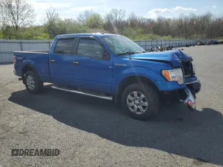 2013 Ford F-150 XL with VIN 1FTFW1EF2DFA71117, listed as a Copart auction lot 53918035 with 139,213 mi miles and Salvage Title. Bid and sale history available at DreamBid. Image 4.