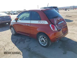2014 FIAT 500 Pop with VIN 3C3CFFAR8ET169225, listed as a IAAI auction lot 41241741 with 126,860 mi miles. Bid and sale history available at carsss.com. Image 3.