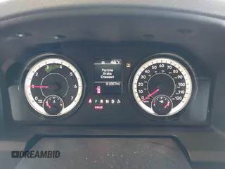 2018 Ram 1500 Express with VIN 1C6RR7FGXJS302502, listed as a IAAI auction lot 40942179 with 91,557 mi miles. Bid and sale history available at carsss.com. Image 7.