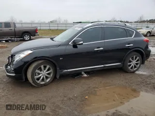 2017 Infiniti QX50 with VIN JN1BJ0RP6HM390597, listed as a Copart auction lot 45906615 with 85,241 mi miles and Salvage Title. Bid and sale history available at carsss.com. Image 1.