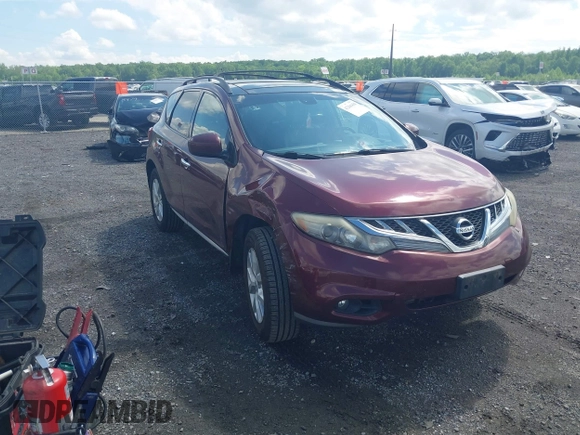 2011 Nissan Murano SL z VIN JN8AZ1MW7BW183853, wystawiony jako IAAI lot #42266430 z przebiegiem 154 525 mil mil oraz . Historia ofert i sprzedaży dostępna na DreamBid. Obrazek 1.