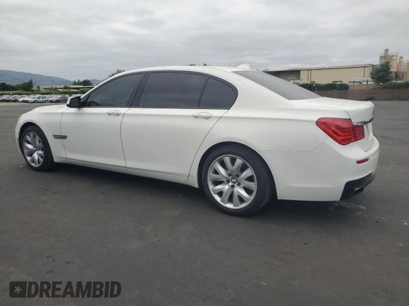 2011 BMW 7 Series 750Li with VIN WBAKB8C51BCY66328, listed as a Copart auction lot 54727695 with 155,689 mi miles and Clean Title. Bid and sale history available at carsss.com. Image 2.