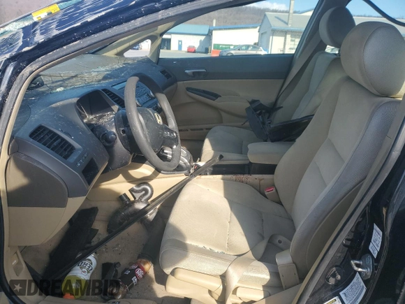 2006 Honda Civic LX with VIN 2HGFA16556H509538, listed as a Copart auction lot 45809795 with Not Provided miles and Salvage Title. Bid and sale history available at DreamBid. Image 7.