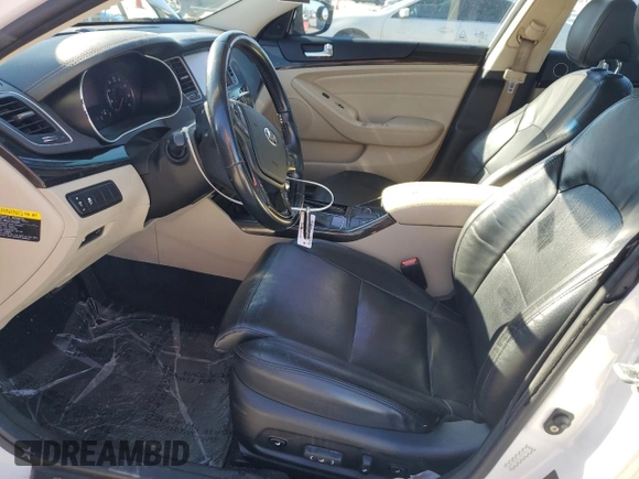 2016 Kia Cadenza Premium with VIN KNALN4D72G5216455, listed as a Copart auction lot 85194584 with 105,881 mi miles and Salvage Title. Bid and sale history available at carsss.com. Image 7.