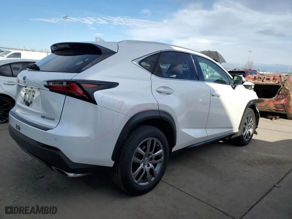 2016 Lexus NX 200t with VIN JTJBARBZXG2059817, listed as a Copart auction lot 47963065 with 22,428 mi miles and Salvage Title. Bid and sale history available at carsss.com. Image 3.
