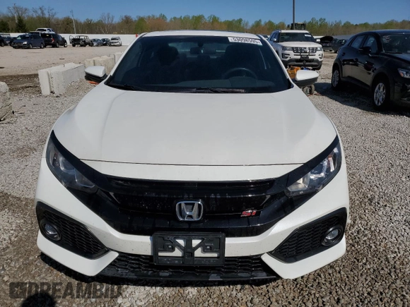 2017 Honda Civic Si with VIN 2HGFC3A55HH750970, listed as a Copart auction lot 53098595 with 40,436 mi miles and Salvage Title. Bid and sale history available at DreamBid. Image 5.