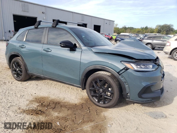 2023 Honda HR-V Sport with VIN 3CZRZ1H51PM711386, listed as a Copart auction lot 50460155 with 66,531 mi miles and Non Repairable. Bid and sale history available at carsss.com. Image 4.