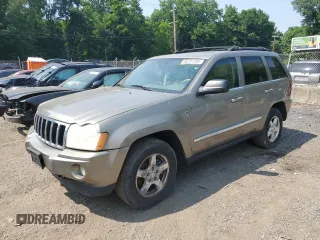 2006 Jeep Grand Cherokee Limited with VIN 1J4HR58N36C204427, listed as a Copart auction lot 60781185 with Not provided miles and Salvage title. Bid and sale history available at DreamBid. Image 1.