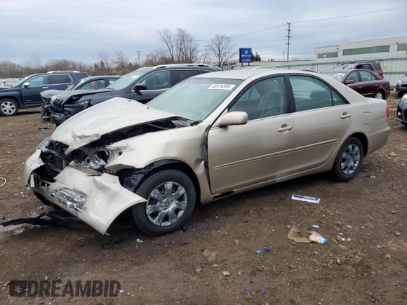 2004 Toyota Camry LE with VIN 4T1BE32K94U343233, listed as a Copart auction lot 50974595 with Not Provided miles and Salvage Title. Bid and sale history available at DreamBid. Image 1.