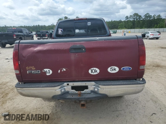 1997 Ford F-150 XL with VIN 1FTEX17L5VNB49991, listed as a Copart auction lot 53856505 with 170,246 mi miles and Salvage title. Bid and sale history available at DreamBid. Image 6.