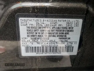 2016 Nissan Sentra SV with VIN 3N1AB7AP7GY300902, listed as a Copart auction lot 82529844 with 97,419 mi miles and Salvage Title. Bid and sale history available at DreamBid. Image 12.