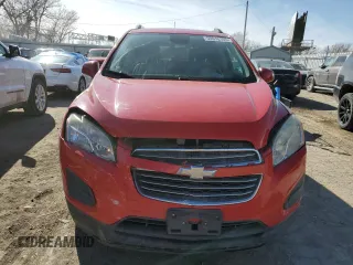 2015 Chevrolet Trax LT with VIN 3GNCJRSB1FL240061, listed as a Copart auction lot 50010165 with 89,741 mi miles and Salvage Title. Bid and sale history available at carsss.com. Image 5.