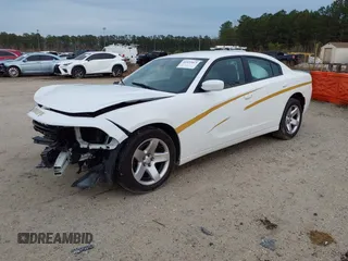 2019 Dodge Charger Police with VIN 2C3CDXAT2KH514146, listed as a IAAI auction lot 41431813 with 111,411 mi miles and . Bid and sale history available at DreamBid. Image 17.
