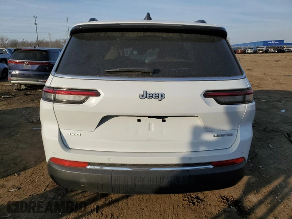 2025 Jeep Grand Cherokee Limited with VIN 1C4RJKBG4S8634961, listed as a Copart auction lot 49098965 with 231 mi miles and Salvage title. Bid and sale history available at DreamBid. Image 6.