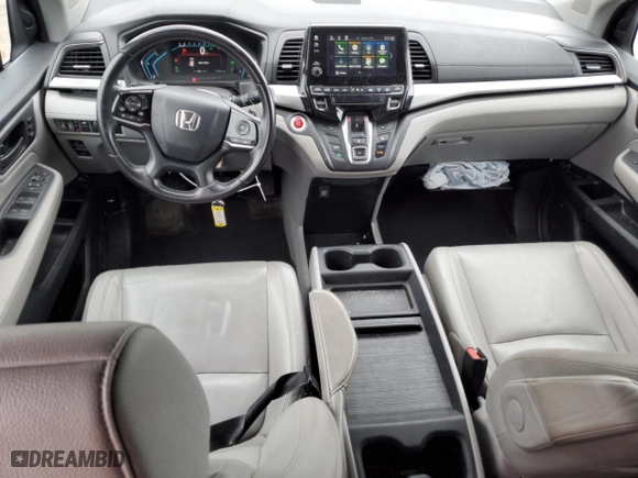 2018 Honda Odyssey EX-L with VIN 5FNRL6H76JB102814, listed as a Copart auction lot 50572015 with 73,065 mi miles and Clean Title. Bid and sale history available at carsss.com. Image 8.