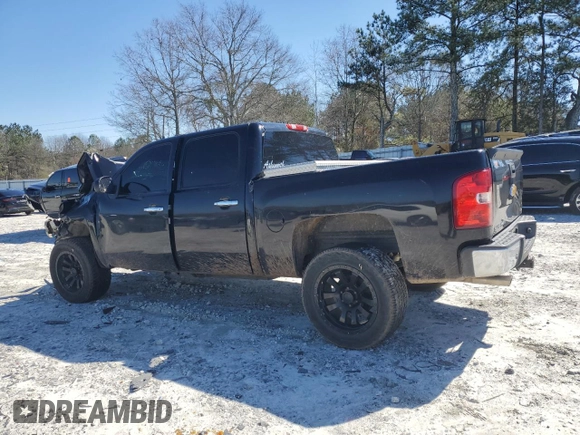 2013 Chevrolet Silverado 1500 LT with VIN 3GCPKSE76DG380523, listed as a Copart auction lot 46894615 with 0 mi miles and Salvage Title. Bid and sale history available at carsss.com. Image 2.