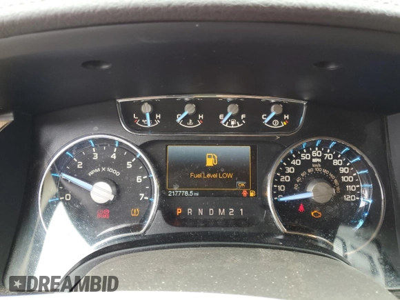 2012 Ford F-150 XL with VIN 1FTFX1ET3CFA22607, listed as a Copart auction lot 54562105 with 217,778 mi miles and Clean Title. Bid and sale history available at carsss.com. Image 9.