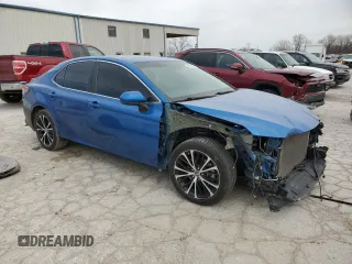 2019 Toyota Camry LE with VIN 4T1B11HK4KU271619, listed as a Copart auction lot 49987945 with 106,706 mi miles and Salvage Title. Bid and sale history available at carsss.com. Image 4.