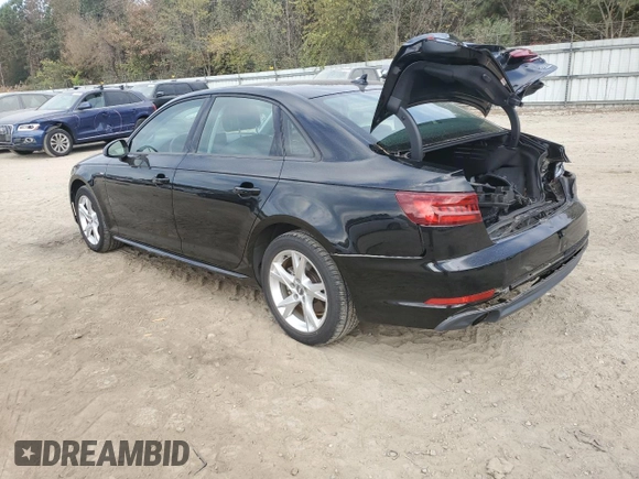 2018 Audi A4 Premium with VIN WAUKMAF40JA115039, listed as a Copart auction lot 79622144 with 57,020 mi miles and Salvage Title. Bid and sale history available at carsss.com. Image 2.