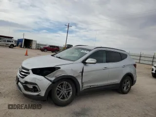 2018 Hyundai Santa Fe 2.4L with VIN 5XYZUDLB0JG544090, listed as a Copart auction lot 48882294 with 73,099 mi miles and Salvage title. Bid and sale history available at DreamBid. Image 1.