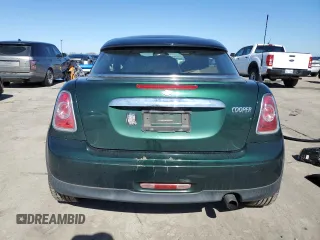 2013 MINI Cooper Coupe with VIN WMWSX1C52DT507629, listed as a Copart auction lot 46831165 with 0 mi miles and Salvage Title. Bid and sale history available at carsss.com. Image 6.