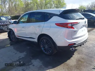 2023 Acura RDX Advance with VIN 5J8TC2H84PL009417, listed as a IAAI auction lot 41996330 with 24,486 mi miles and . Bid and sale history available at DreamBid. Image 3.