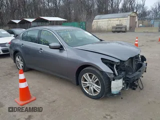 2011 Infiniti G25 x with VIN JN1DV6AR1BM653907, listed as a IAAI auction lot 41628344 with 158,949 mi miles. Bid and sale history available at carsss.com. Image 1.