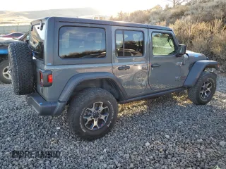 2020 Jeep Wrangler Unlimited Recon with VIN 1C4HJXFN9LW156972, listed as a Copart auction lot 81590604 with 13,834 mi miles and Salvage title. Bid and sale history available at DreamBid. Image 3.
