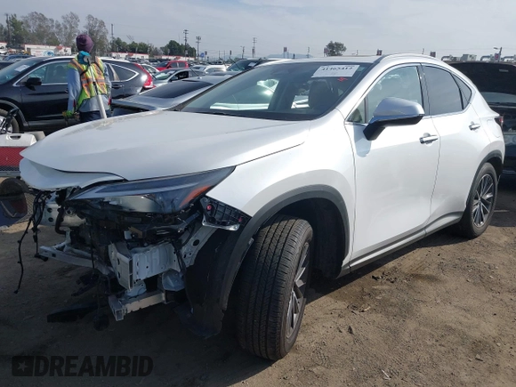 2025 Lexus NX with VIN JTJGKCEZ1S5025350, listed as a IAAI auction lot 41465412 with 10,420 mi miles. Bid and sale history available at carsss.com. Image 17.