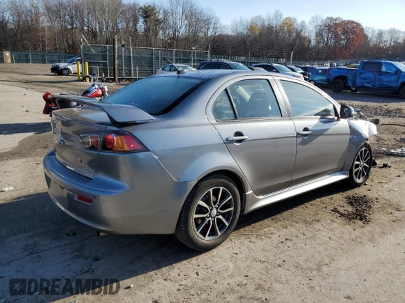 2016 Mitsubishi Lancer SE with VIN JA32V2FW8GU004560, listed as a Copart auction lot 79396804 with 41,209 mi miles and Salvage Title. Bid and sale history available at DreamBid. Image 3.