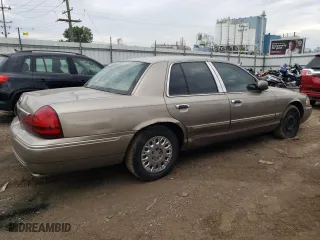 2003 Mercury Grand Marquis GS Convenience with VIN 2MEFM74WX3X680113, listed as a Copart auction lot 65446864 with 167,918 mi miles and Salvage Title. Bid and sale history available at carsss.com. Image 3.