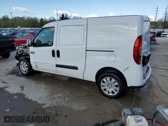 2015 Ram ProMaster City Cargo Tradesman SLT with VIN ZFBERFBTXF6963244, listed as a Copart auction lot 53054215 with 121,623 mi miles and Salvage Title. Bid and sale history available at carsss.com. Image 2.