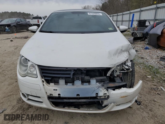 2009 Volkswagen Eos Komfort с VIN WVWBA71F09V013221, выставлен на аукционе Copart как лот 47528955 с пробегом 74 668 миль миль и Чистый • Clean title. История ставок и продаж доступна на DreamBid. Изображение 5.
