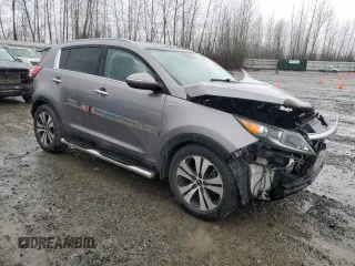 2013 Kia Sportage EX with VIN KNDPCCA24D7401149, listed as a Copart auction lot 48979365 with Not provided miles and Salvage title. Bid and sale history available at DreamBid. Image 4.