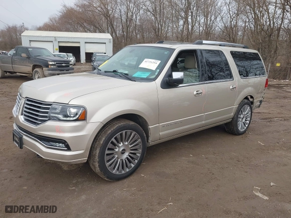 2017 Lincoln Navigator L Select with VIN 5LMJJ3JT5HEL02760, listed as a IAAI auction lot 41731254 with 189,007 mi miles. Bid and sale history available at carsss.com. Image 17.