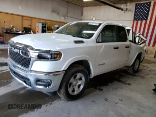 2025 Ram 1500 with VIN 1C6SRFBP8SN647853, listed as a Copart auction lot 52369705 with 6,187 mi miles and Salvage title. Bid and sale history available at DreamBid. Image 1.