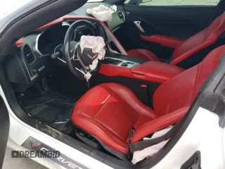 2016 Chevrolet Corvette Z06 2LZ with VIN 1G1YS2D67G5612192, listed as a Copart auction lot 83853334 with 33,808 mi miles and Salvage title. Bid and sale history available at DreamBid. Image 7.