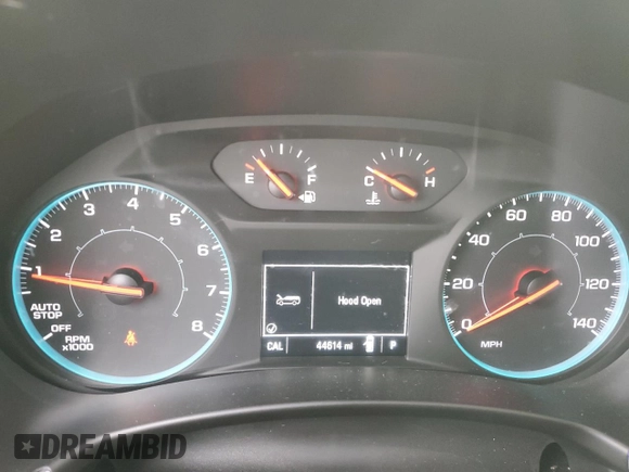 2019 Chevrolet Equinox LS with VIN 3GNAXHEV0KS570022, listed as a Copart auction lot 51058875 with 44,614 mi miles and Salvage Title. Bid and sale history available at carsss.com. Image 9.